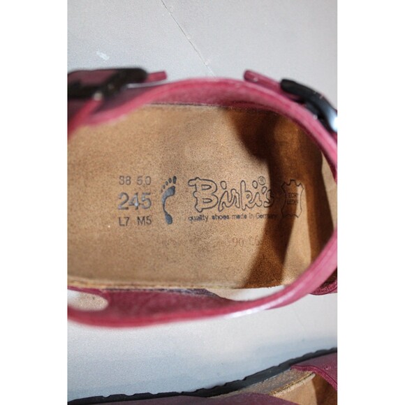 Birkenstock Birki’s Ellice Sandals Womens 7 EU 38 Narrow Triple Strap Slingback - Picture 8 of 9